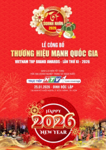 Sự kiện Tết Doanh Nhân & Thương Hiệu Mạnh Quốc Gia 2026